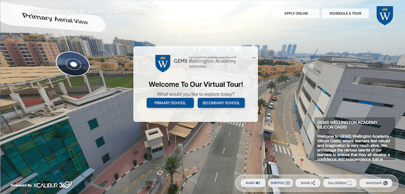 Start your WSO Virtual Tour now