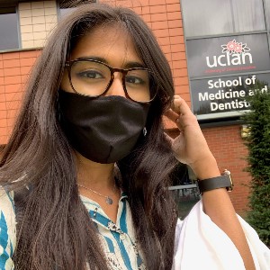Pooja Vinod-car